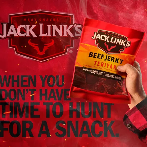 Miniatura 6 de Jack Link's Carne Seca de Res, Teriyaki, Bolsa Grande de Cecina de Media Libra - Aperitivo de Carne Sabroso, Aperitivos de Proteína Listos