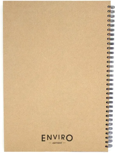Miniatura 3 de Artway Enviro - Cuaderno de bocetos en espiral (reciclado), tamaño A3 (11.7 x 16.5 pulgadas), vertical, 6.00 oz/m², 105 libras, cuaderno de bocetos