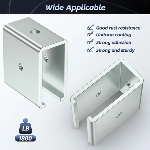 Miniatura 3 de SKTREX Conector de canal de puntal extendido para montaje en canal de puntal de 1-5/8" de ancho y 1-5/8" de altura