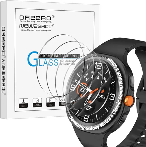 Miniatura 11 de Orzero Paquete de 3 protectores de pantalla para reloj inteligente compatible con Garmin Vivomove 3S (no para Garmin Venue 3S), vidrio templado