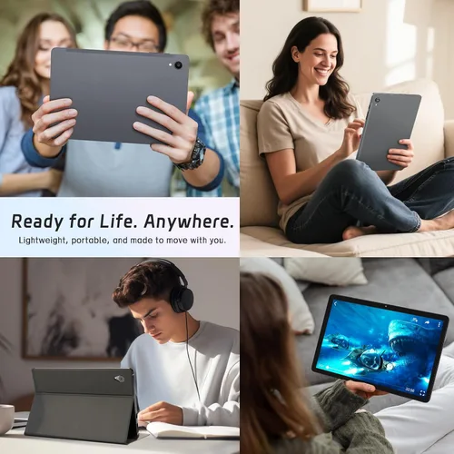 Miniatura 8 de Tableta, tableta Android 15 de 11 pulgadas con 12 GB de RAM 128 GB ROM, 1 TB expandible, cámaras de 5MP+13MP, pantalla HD de 1280 × 800, octa-core