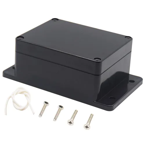 Miniatura 25 de Zulkit Caja de conexiones de plástico ABS a prueba de polvo, impermeable, IP65, cajas eléctricas universales, carcasa para proyectos con oreja fija