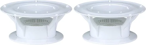 Miniatura 7 de Lippert 360 Sifón Tapa para Ventilación de Techo de RV para Prevención de Olores con Ajuste Universal, Pantalla Anti-Insectos Incorporada, 2-Blanco