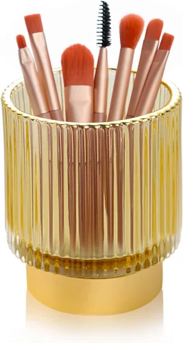 WHJY Soporte para brochas de maquillaje, organizador de lápiz labial, organizador de cosméticos, 3 pulgadas, organizador de brillo de labios de
