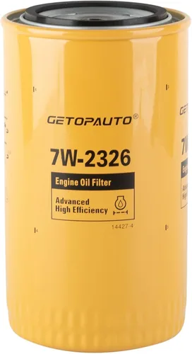 GETOPAUTO 7W-2326 Elemento de filtro de aceite de motor para Caterpillar 312-A 315-A 317 N 317-A, excavadora M312 M315 307-A