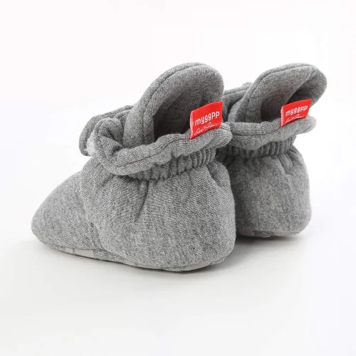 Miniatura 5 de HsdsBebe Botines unisex con forro polar para bebé, antideslizantes, suela suave, calcetines cálidos para invierno