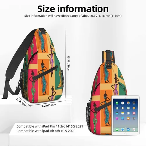 Miniatura 2 de NiuKom Mochila cruzada para el pecho, bolsa cruzada para el hombro, gimnasio, ciclismo, viajes, senderismo, para mujeres y hombres, Mujeres