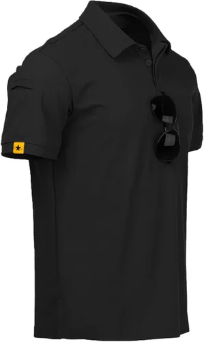 Miniatura 5 de SWISSWELL 3 Pack Golf Polo Shirt for Men Short Sleeve Moisture Wicking Summer Casual Collared Shirts