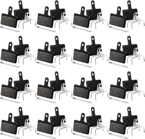 BBTO 16 pares de pastillas de freno de bicicleta pastillas de freno de disco con herramientas de instalación pastillas de freno de bicicleta para
