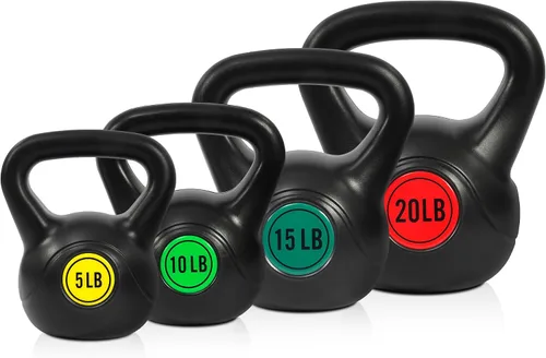 Miniatura 9 de Fitvids Juego de pesas rusas para entrenamiento de fuerza, pesas rusas