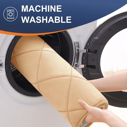 Miniatura 6 de OLANLY Tapete de baño de espuma viscoelástica de 24 x 16 pulgadas, ultra suave y absorbente, lavable a máquina, cómodo tapete de baño para suelo