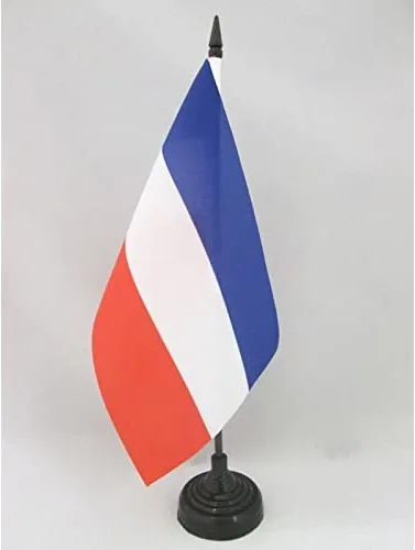 Miniatura 186 de United Kingdon Coat of arms Table Flag 5'' x 8'' - UK - British - England Desk Flag 21 x 14 cm - Black plastic stick and base - AZ FLAG Escudo