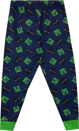 Miniatura 4 de Minecraft Pijama para niño Steve and Creeper Azul verde
