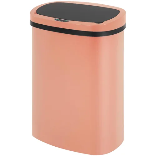Miniatura 12 de Cubo de basura de 13 galones (50 litros) para cocina con tapa, sensor automático, sin tocar, acero inoxidable, para baño, dormitorio, oficina