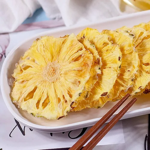 Miniatura 4 de JTEDZI Piña seca para guarnición de cóctel, piña deshidratada seca 3.52 onzas, sin azúcar añadido y sin aditivos té de frutas (18 a 20 rebanadas)