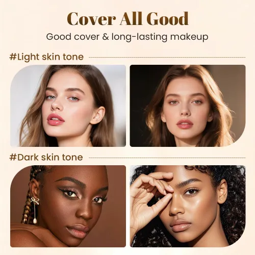 Miniatura 6 de Base para mujeres mayores, 2026 nuevo cojín de cabeza de hongos CC crema, hidratante de larga duración cobertura completa BB Cream Base para piel