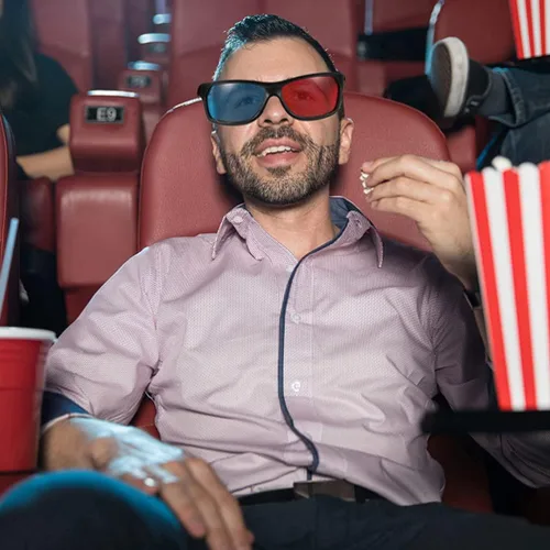 Miniatura 2 de Proyector 3D rojo, 20 unidades, 3 marcos, gafas de estilo 3D para juegos de películas en 3D, lentes de visualización 3D, computadoras portátiles