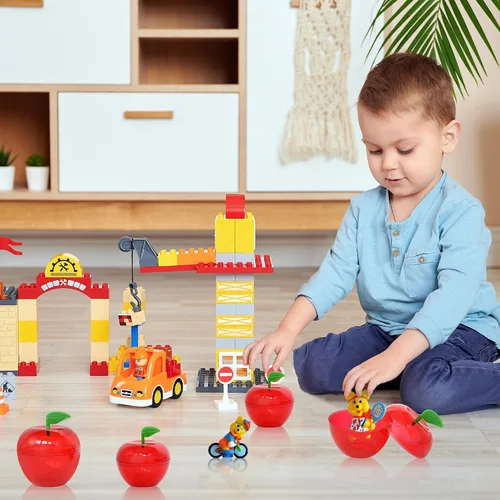 Miniatura 7 de 20 recipientes pequeños de plástico con forma de manzana con forma de manzana para regalo de graduación, regalo de agradecimiento para profesores