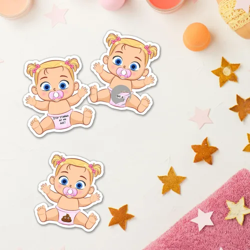 Miniatura 3 de Tarjetas de baby shower, tarjetas de rifas para rascar para baby shower Tarjeta de niña