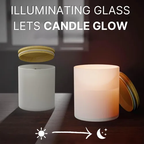 Miniatura 7 de Frascos 14 oz - Frascos de vela vacíos para hacer velas - Envase de vela a granel - Frascos de vela de vidrio con tapas - Recipientes de vela