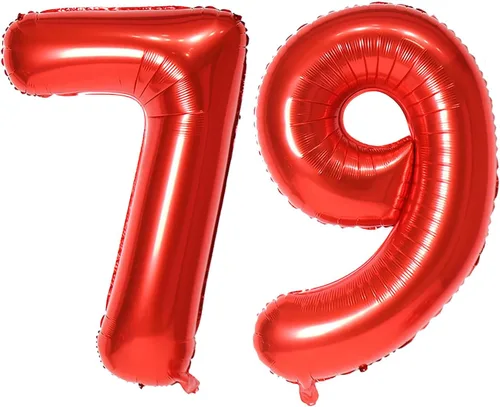 Miniatura 23 de Globo de helio rojo del número 10 de 40 pulgadas, autosellado para decoración de fiesta de cumpleaños y decoración de fiesta de aniversario (rojo 10)