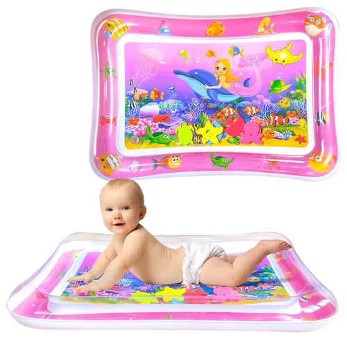 Miniatura 2 de ZHUYNXIR Alfombras de juego acuáticas para la hora del estómago, alfombrillas para la hora del estómago, alfombrilla de agua para bebé para niños