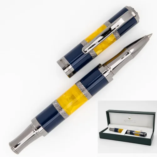 Miniatura 2 de Monteverde USA Regatta Sport - Bolígrafo de punta redonda de carbono completo, negro – Instrumento de escritura de lujo, recargable con repuestos