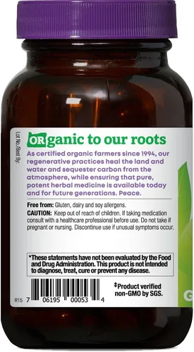 Miniatura 4 de Oregon's Wild Harvest Saw Palmetto Organic Capsules, 90 cápsulas vegetarianas, 1170 mg