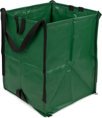 Miniatura 10 de DURASACK Heavy Duty Home and Yard Bags 48-Gallon Reusable Self-Standing Lawn and Leaf Bags Garbage Can with Reinforced Handles, Black