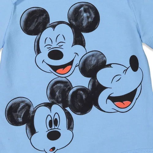 Miniatura 7 de Disney Bambi Lion King Mickey Minnie Mouse Winnie the Pooh Princess Dumbo - Paquete de 3 mamelucos para bebés recién nacidos a bebés