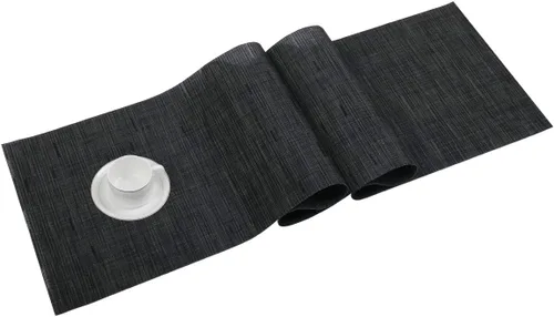 Miniatura 12 de SHACOS - Caminos de mesa de vinilo tejido, lavables, para uso en interiores o exteriores, fáciles de limpiar