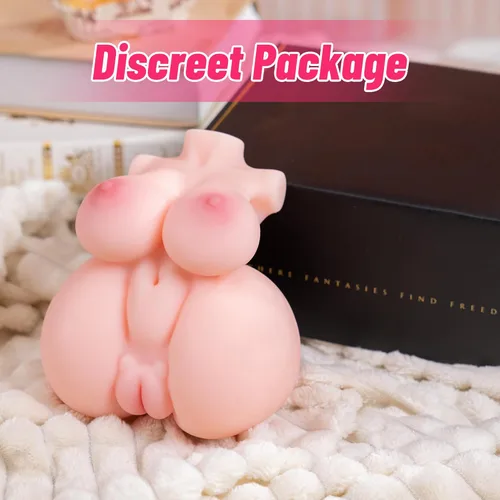 Miniatura 5 de Muñeca Sexual Vagina de Bolsillo para Hombres, Juguete Sexual Masculino con Vagina y Canal Anal, Juguetes para Adultos de 2.2 LB para Varias