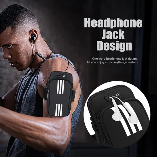 Miniatura 6 de Soporte para teléfono para correr, brazalete, bolso cruzado para teléfono celular, para mujeres, hombres, niños, iPhone 17, 16, 15, 14, 13, 12, 11