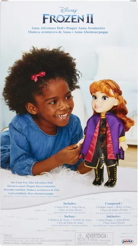 Miniatura 8 de Disney Frozen Muñeca de viaje Muñeca Anna Adventure