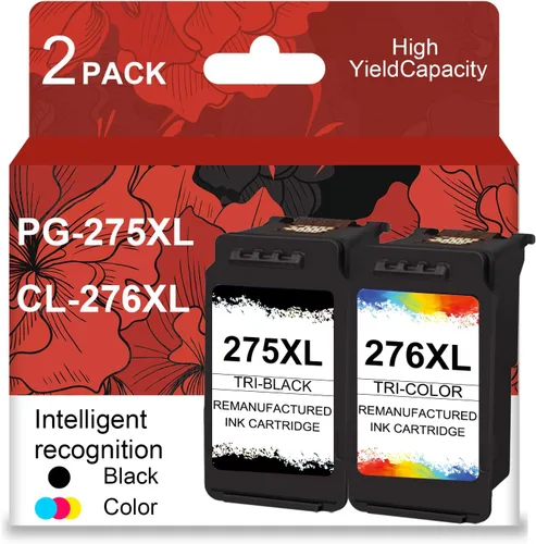 PG-275XL CL-276XL Cartuchos de tinta de repuesto para Canon Ink 275 276 PG275XL CL276XL Compatible con impresoras PIXMA TS3500 TS3522 TS3520 TS3720