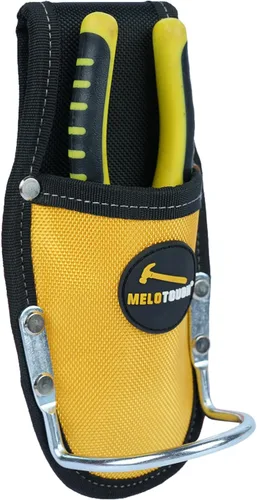 Miniatura 4 de MELOTOUGH Funda de Alicates Soporte de Herramientas y Soporte de Martillo de Bucle de Acero Resistente para Cinturón de Herramientas Organizador