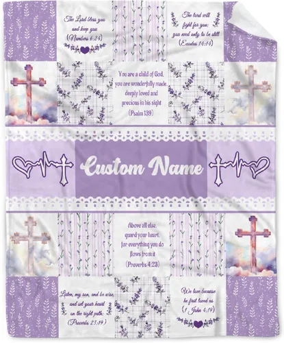 Miniatura 26 de Manta de bebé personalizada con estampado de vaca, nombre personalizado, manta de cumpleaños para recién nacido, manta de recepción para niño