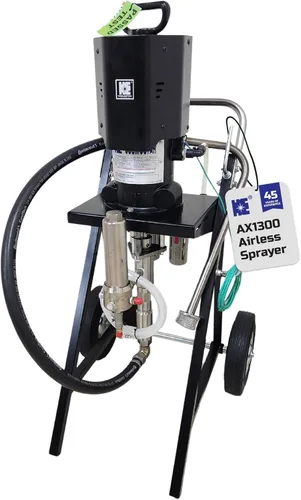 Cosmostar AX1300 Pulverizador neumático sin aire 30:1, presión máxima de trabajo de fluidos 3600 PSI, spray de pintura de alta eficiencia, máquinas