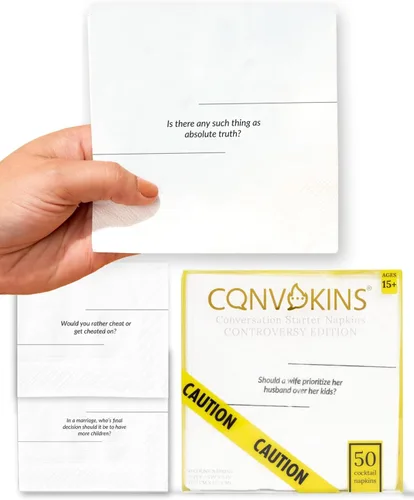 Miniatura 8 de COTIER - Paquete de 20 servilletas de inicio de conversación de Navidad, servilletas de papel de 3 capas de alta calidad con diseño de lámina