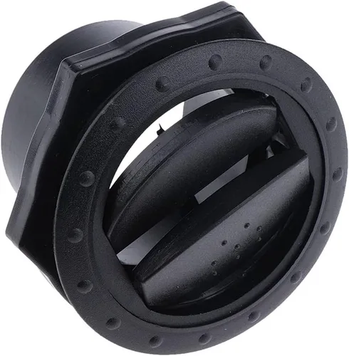 Miniatura 8 de 4 piezas de deflector de aire acondicionado para salpicadero de salida lateral de techo, rejilla de escape redonda con listones para automóvil, RV