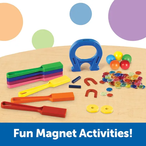 Miniatura 4 de Kit super Magnet Lab de Learning Resources, 124 piezas