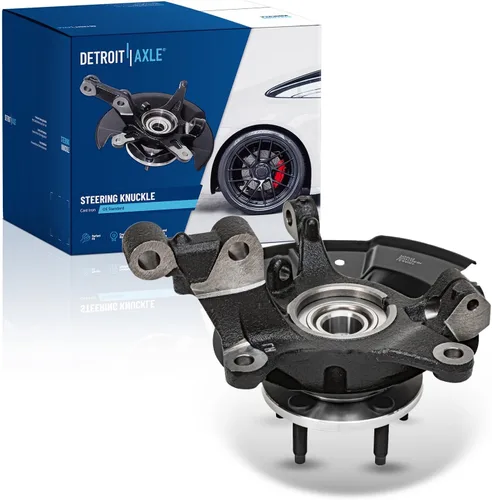 Miniatura 69 de Detroit Axle - Kit de nudillos traseros izquierdo FWD para Hyundai Santa Fe 2007-2009 Veracruz 2007-2012, reemplazo del conjunto de cojinete