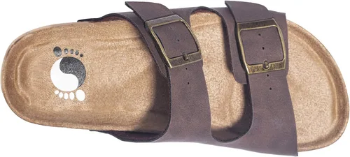 Miniatura 6 de FITORY Sandalias con purpurina para niños y niñas, pantuflas de corcho con correas ajustables para niños pequeños y niños grandes