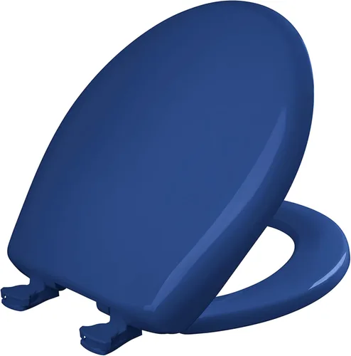 Bemis Classic Colors - Asiento de inodoro de cierre lento, bisagras fáciles de limpiar y asiento de plástico duradero, fabricado en Estados Unidos,