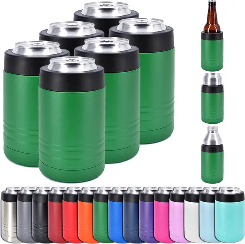 Miniatura 11 de Clear Water Home Goods - Enfriador de bebidas de acero inoxidable de doble pared aislado al vacío de 12 onzas - Revestimiento en polvo negro
