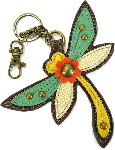 Miniatura 8 de CHALA Bolso de mano con encanto cruzado o hombro convertible grande color marrón