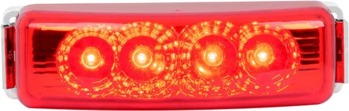 Miniatura 17 de GG Grand General 77853 Luz LED rectangular rojo/transparente Spyder con soporte negro Rojo (Red/Clear)