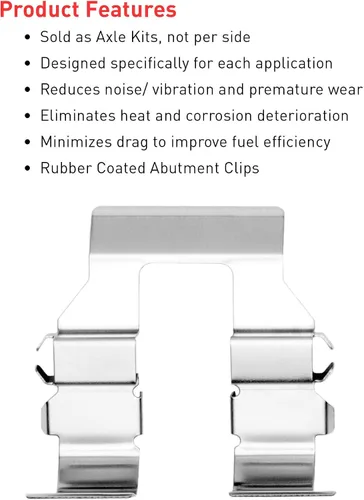 Miniatura 6 de Dynamic Friction Company Frenos traseros y rotores Hardware incluido Kit de pastillas de freno y rotores avanzados trasero 5000 Compatible