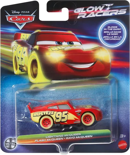 Miniatura 4 de Disney Cars Disney Pixar Cars Glow Racers - Rayo McQueen - Coches Metal