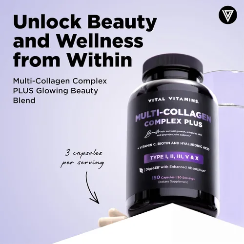 Miniatura 4 de Vital Vitamins Multi-Colágeno Plus 150 ct + Astaxantina 60 ct
